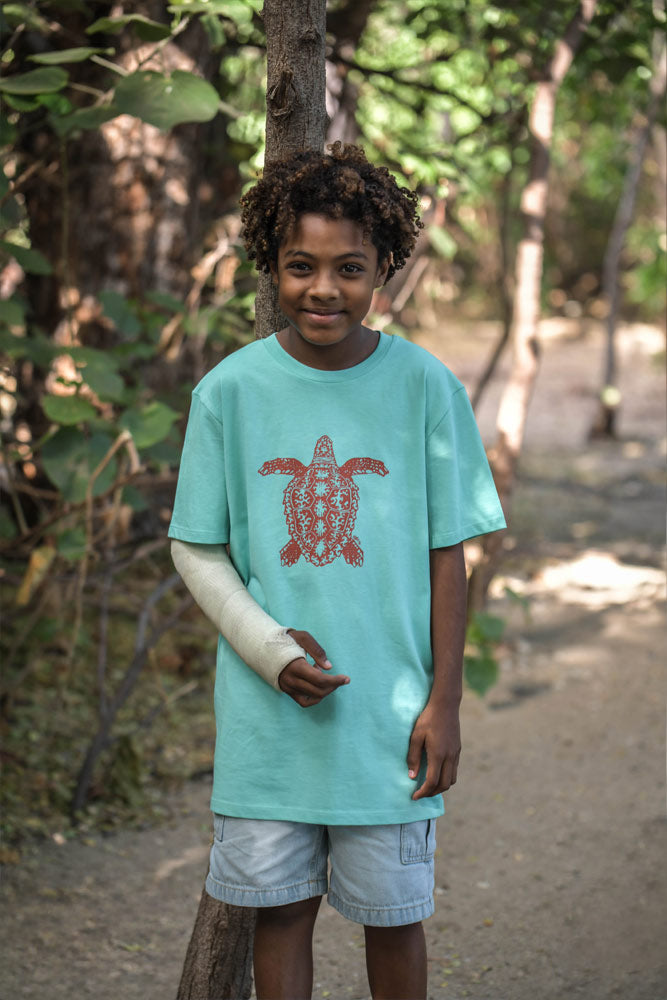 T-SHIRT ENFANT TORTUE CARET