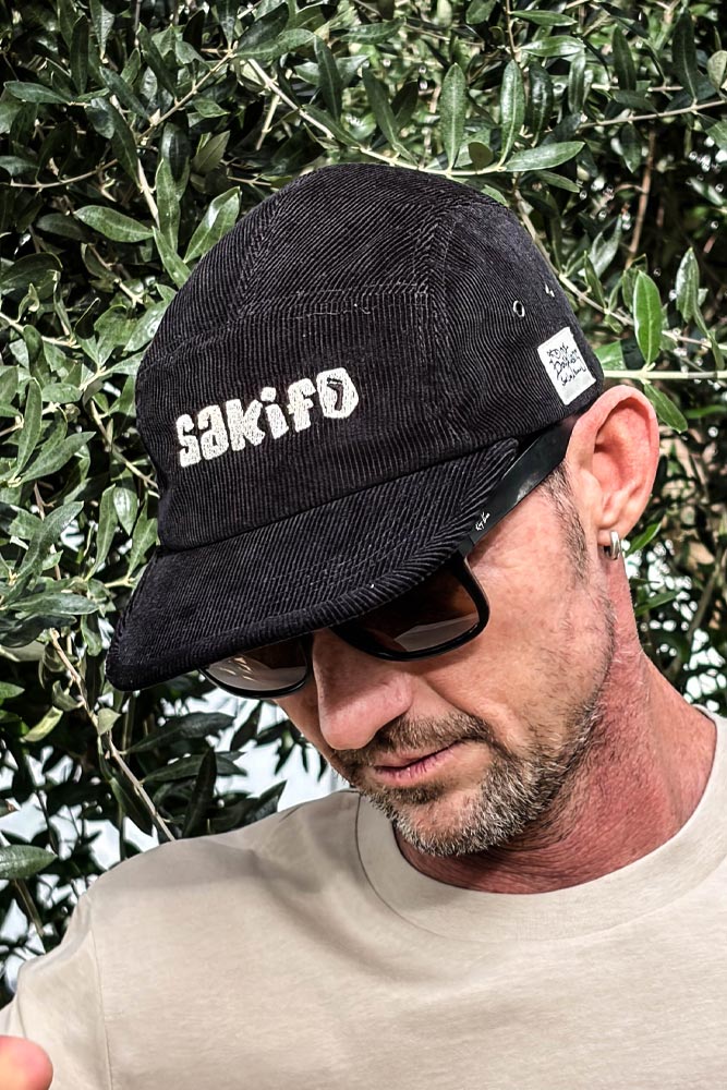 CASQUETTE VELOURS LOGO SAKIFO