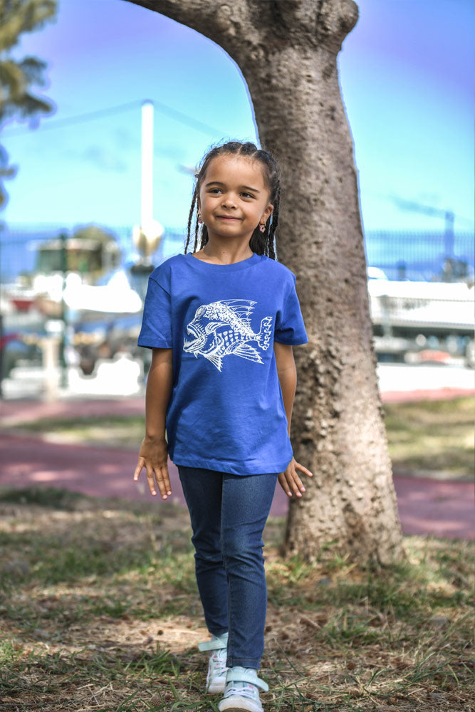 T-SHIRT ENFANT POISSON MECHANT