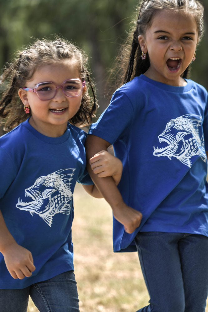 T-SHIRT ENFANT POISSON MECHANT