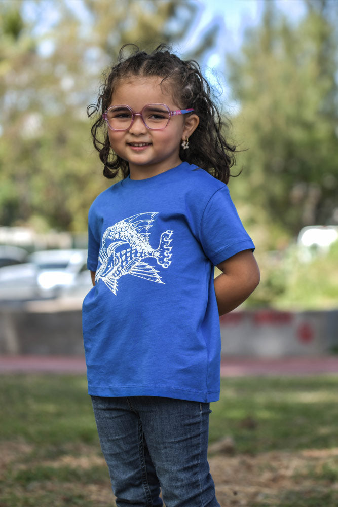 T-SHIRT ENFANT POISSON MECHANT