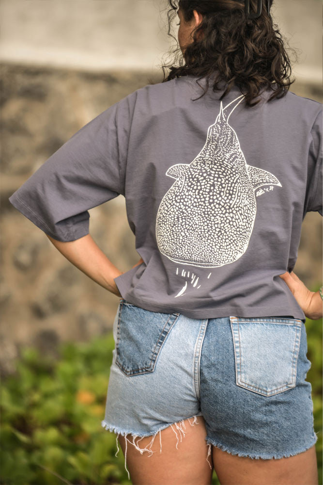 T-SHIRT FEMME REQUIN BALEINE
