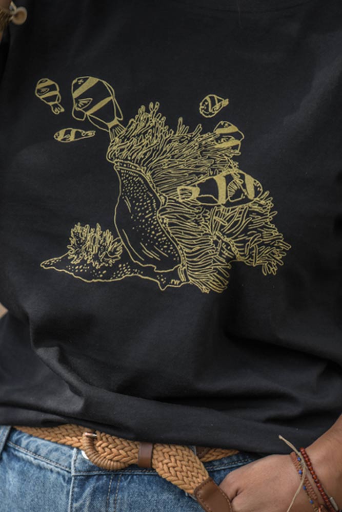 T-SHIRT FEMME ECLATS DE L'ILE
