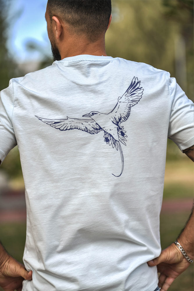 T-SHIRT HOMME PAILLE EN QUEUE