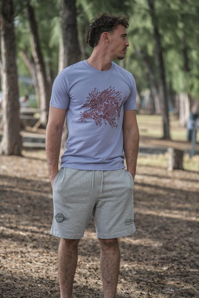 T-SHIRT HOMME POISSON AZTEK