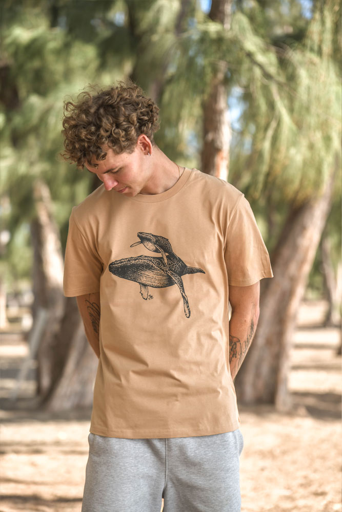 T-SHIRT HOMME BALEINES