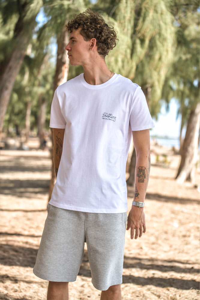 T-SHIRT HOMME POISSON REQUIN ZEBRE