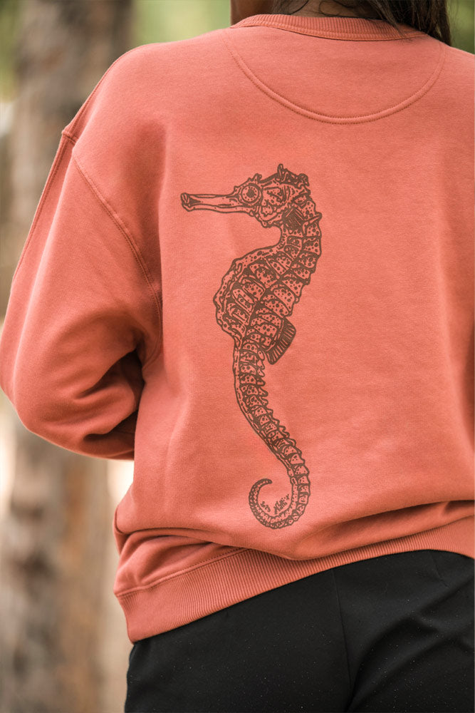 SWEAT FEMME HIPPOCAMPE TACHETE