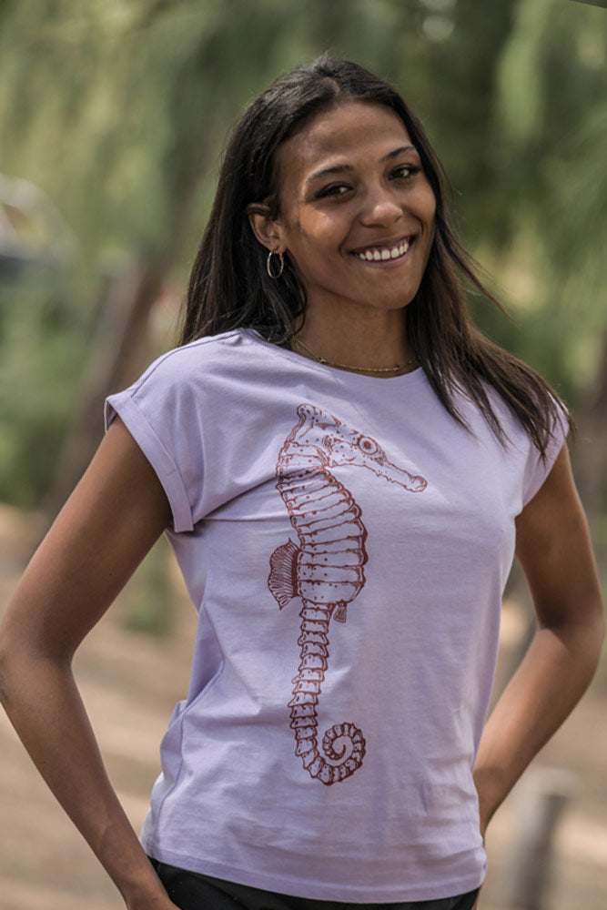 T-SHIRT FEMME HIPPOCAMPE