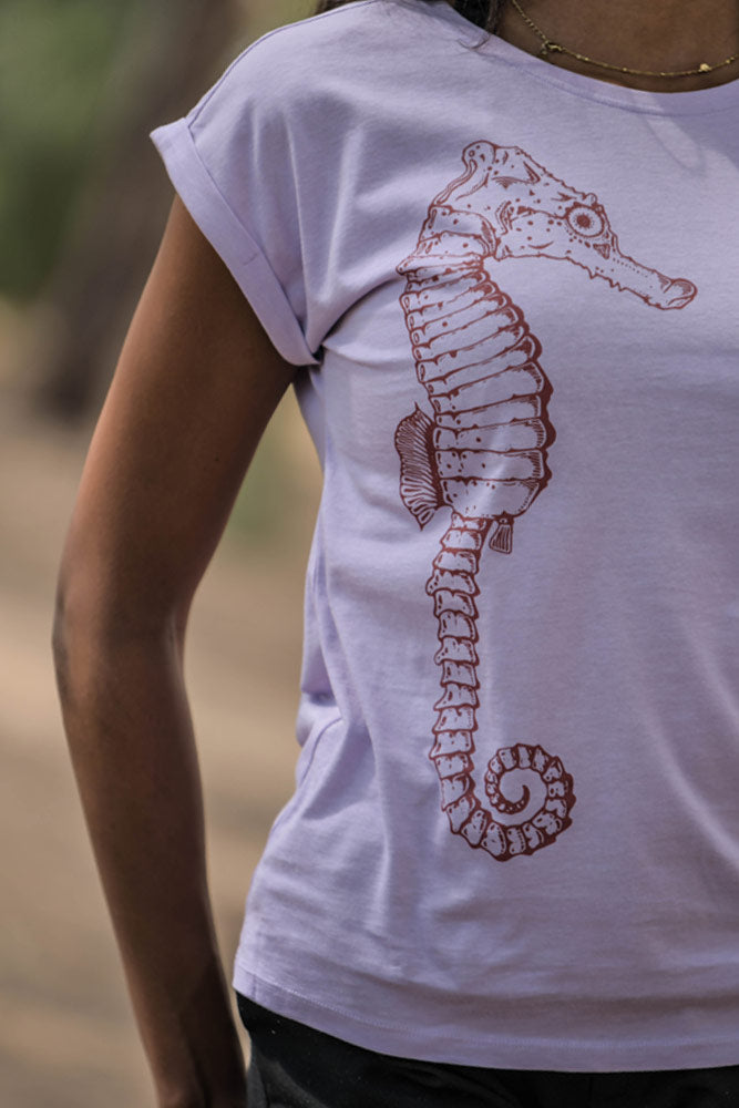T-SHIRT FEMME HIPPOCAMPE