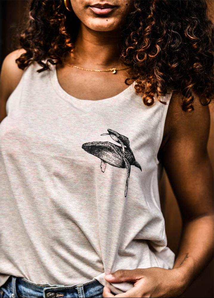 DEBARDEUR FEMME BALEINES