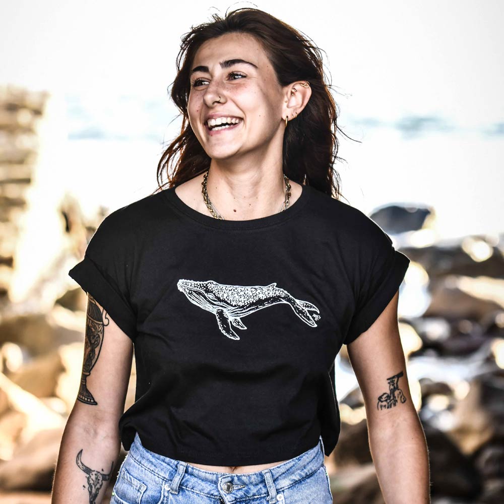 T-SHIRT FEMME BALEINE