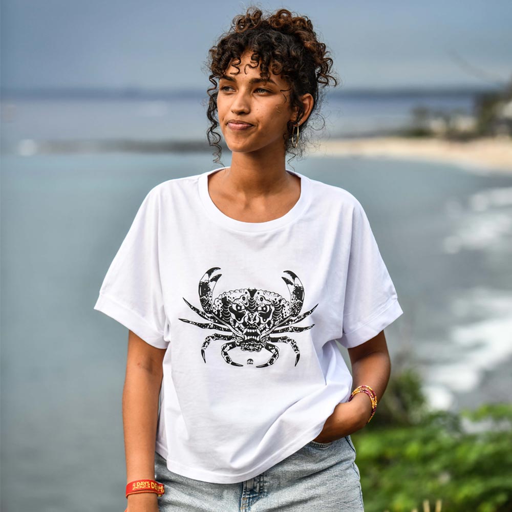 T-SHIRT FEMME CRABE ONI - SÉRIE LIMITÉE