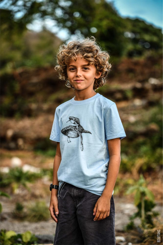 T-SHIRT ENFANT BALEINES
