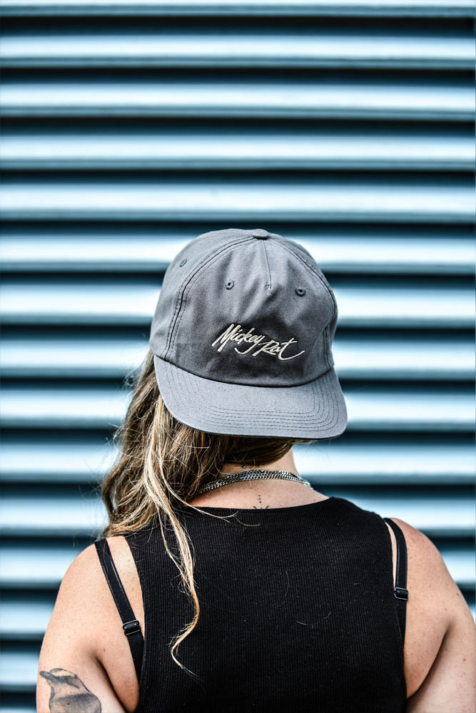 CASQUETTE_MICKEY_RAT_ECO RESPONSABLE_GRIS