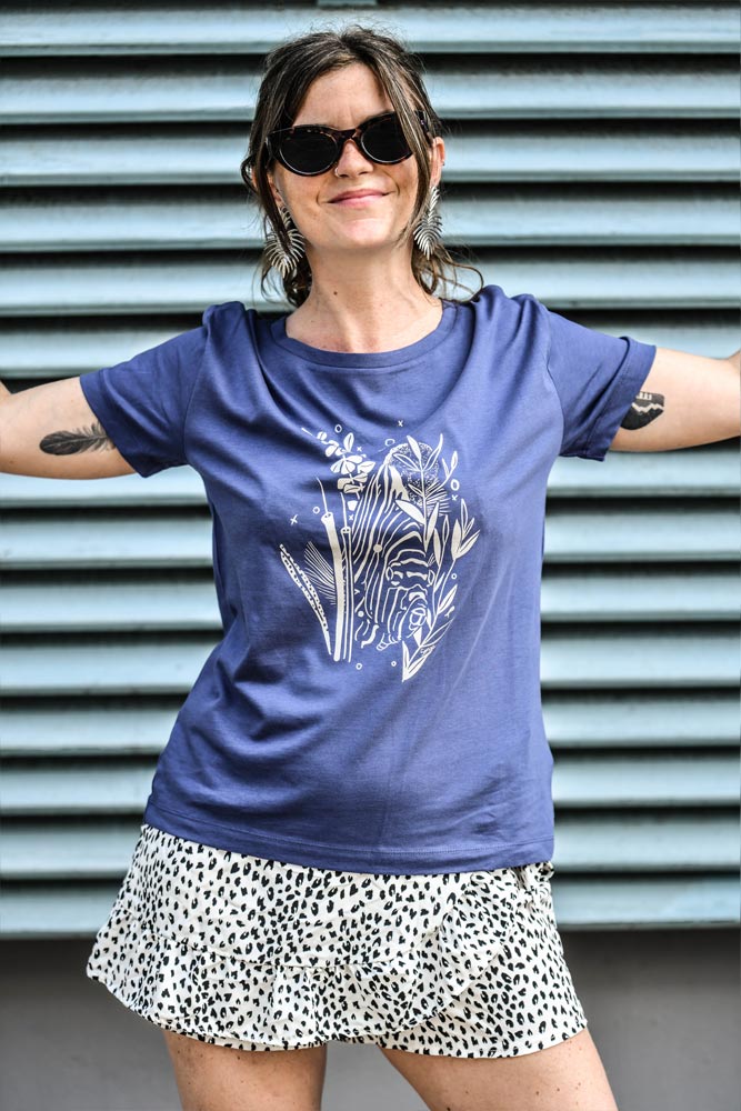 T-SHIRT COTON BIO _FEMME_SERIE_LIMITEE_SONGE