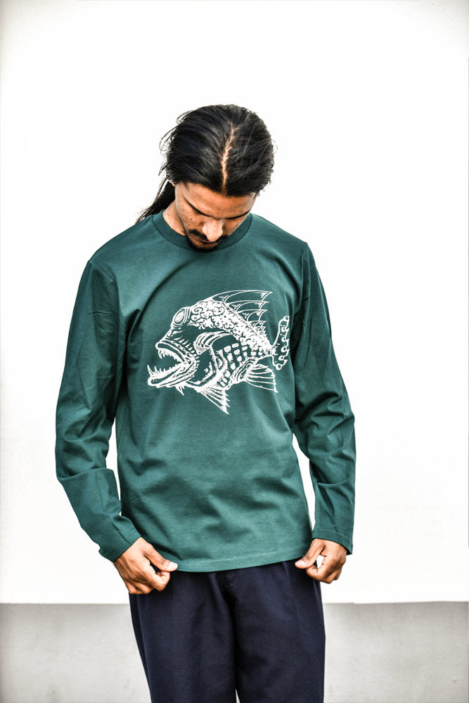 T-SHIRT HOMME POISSON MECHANT