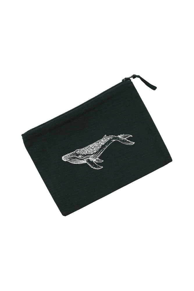 pochette coton bio baleine 