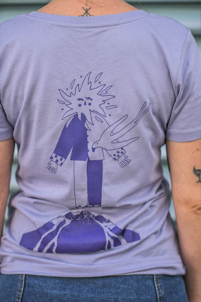 sakifo 2026 t-shirt femme coton bio violet 