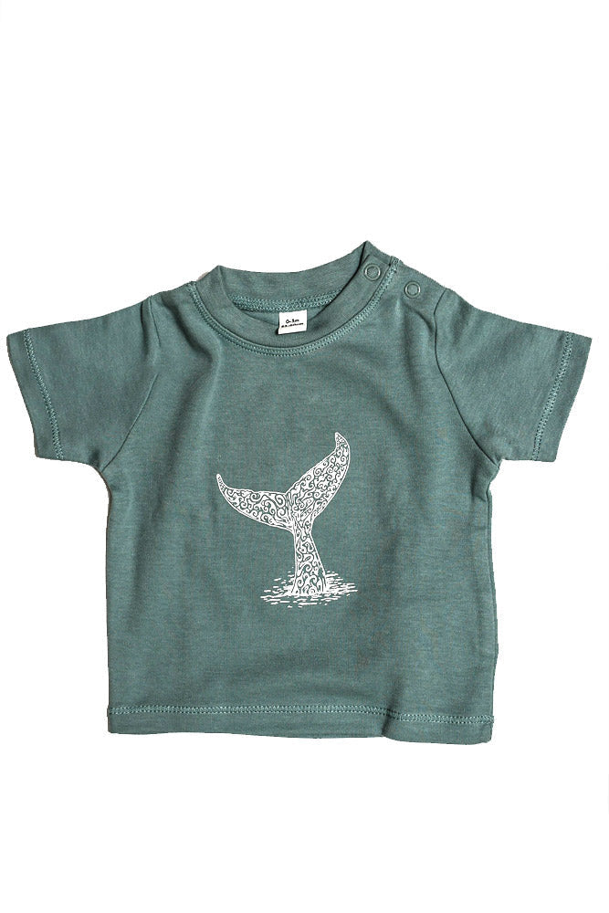 T-SHIRT BEBE QUEUE DE BALEINE