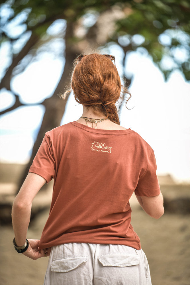 t-shirt coton bio baleine femme eco responsable 