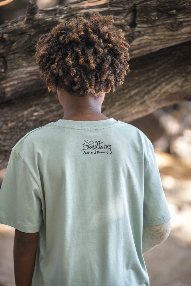 t-shirt coton bio enfant mixte raie manta coton bio 