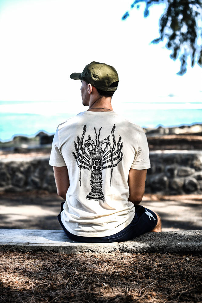t-shirt coton bio langouste homme 