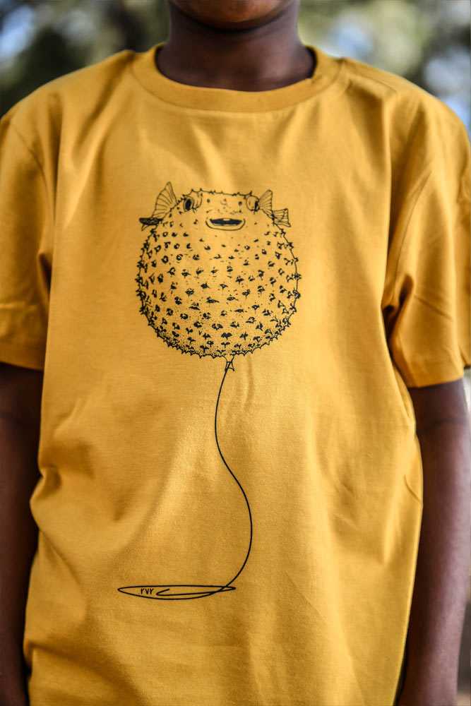 t-shirt enfant poisson ballon bouftang  