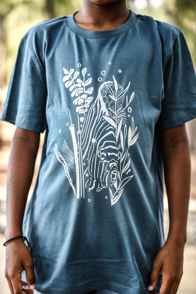 t-shirt enfant serie limitee ecaille verte 