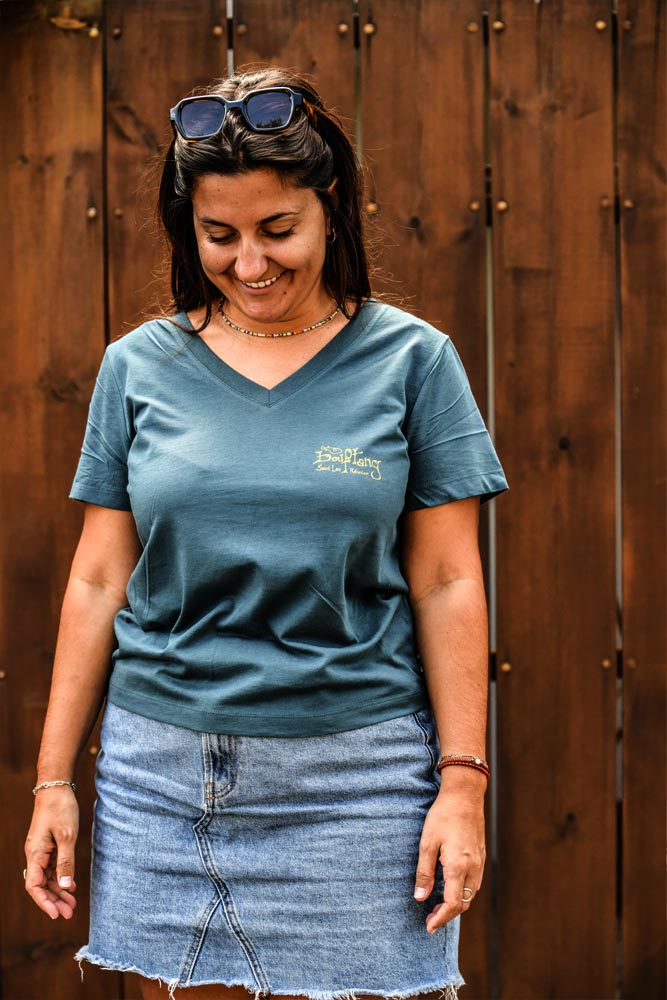 t-shirt femme coton bio serie limitée oursin 