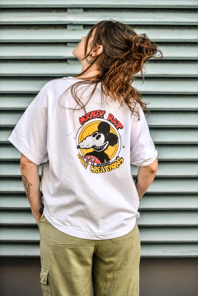 T-SHIRT FEMME MICKEY RAT