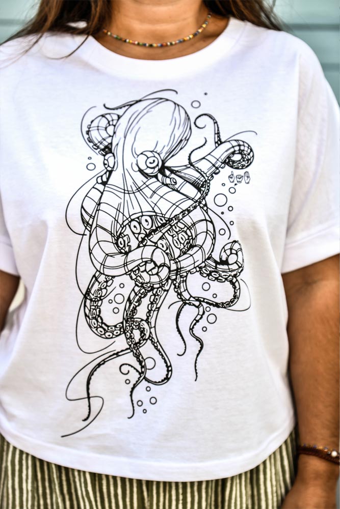 T-SHIRT FEMME OCTOPUS 2 - SÉRIE LIMITÉE