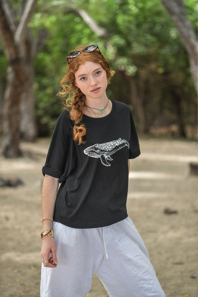 t-shirt femme oversize coton bio  eco responsable 