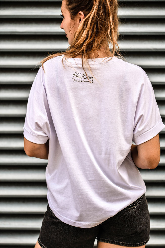 t-shirt femme oversize coton bio tortue verte