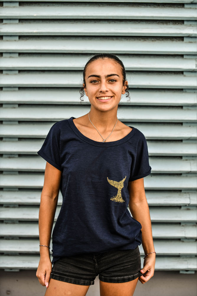 T-SHIRT FEMME QUEUE DE BALEINE