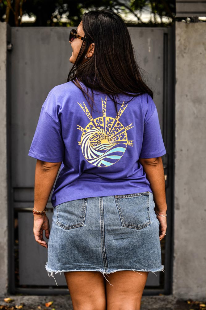 t-shirt femme vague st leu 