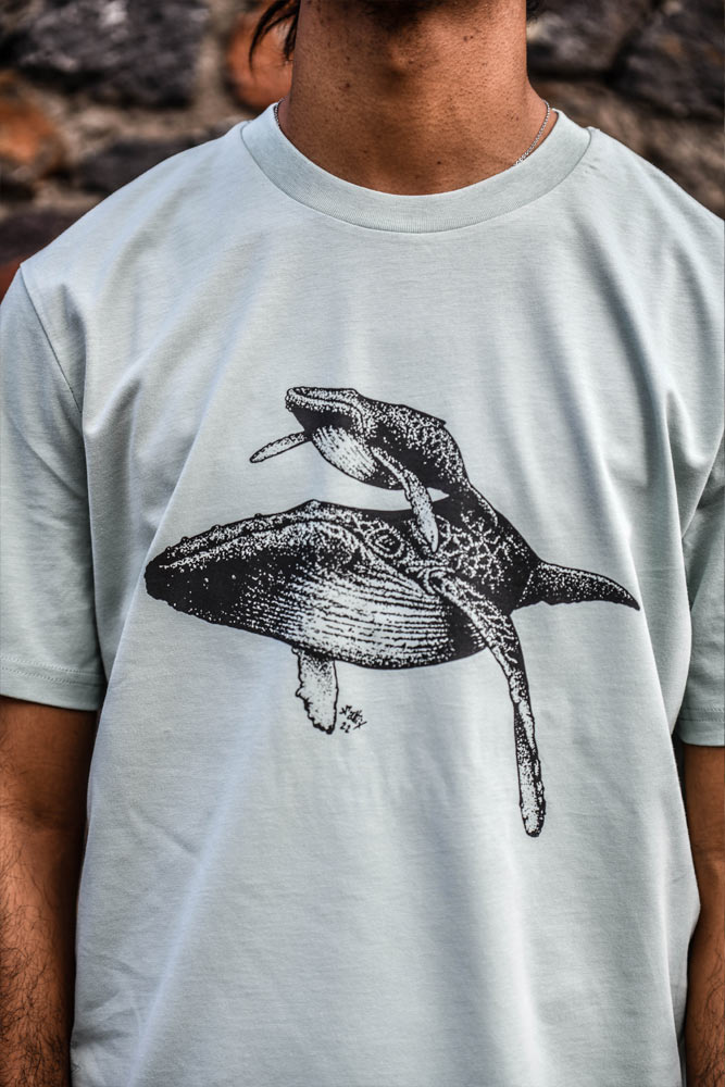 T-SHIRT HOMME BALEINES