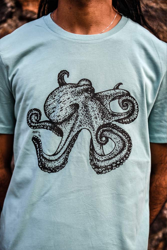 T-SHIRT HOMME OCTOPUS