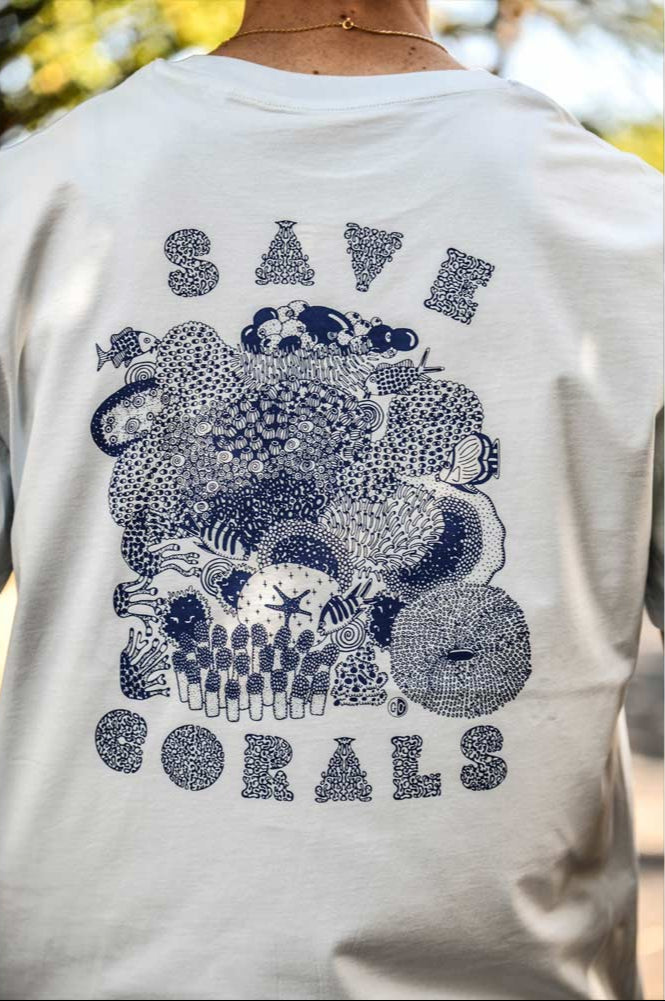 T-SHIRT HOMME SAVE CORALS - SÉRIE LIMITÉE