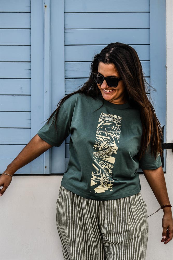 T-SHIRT FEMME FRANCOFOLIES 25