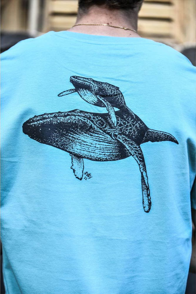T-SHIRT HOMME BALEINES