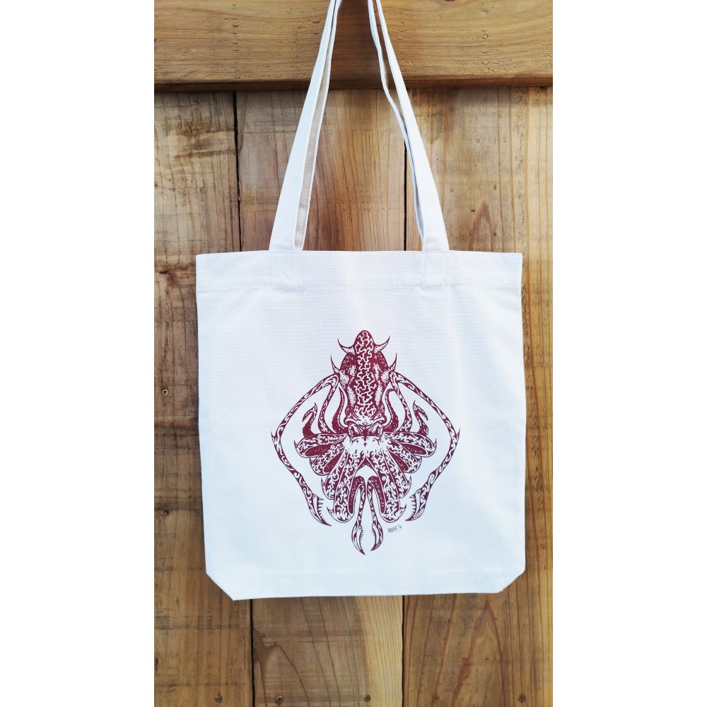 TOTE BAG / RED BROWN / LA PIEUVRE – Image 2