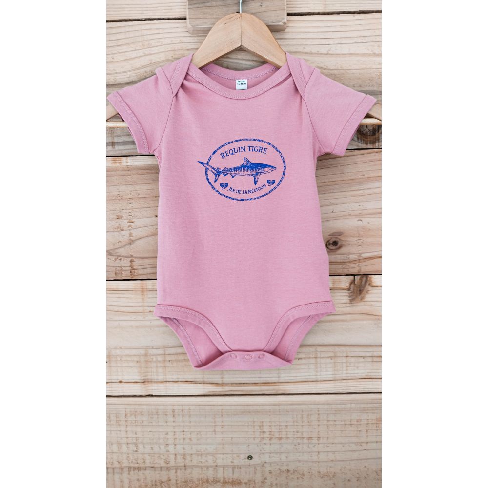 BODY / BABY BODY SUIT / DUSTY PINK / BLUE / REQUIN TIGRE